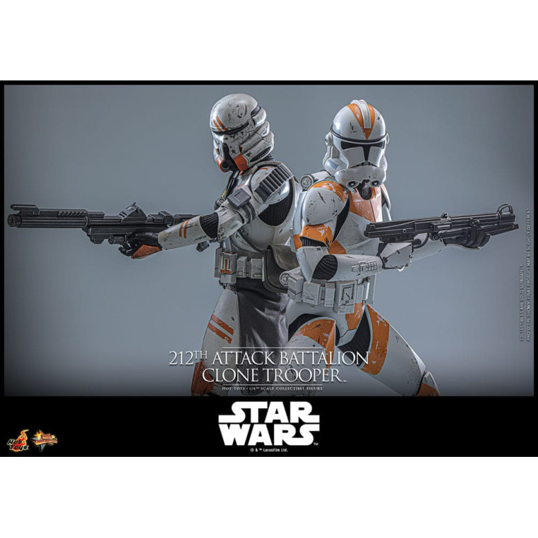 Hot Toys Star Wars - 104° Battaglione Wolfpack Clone Trooper Versione Deluxe - The Clone Wars 1/6 Figurine