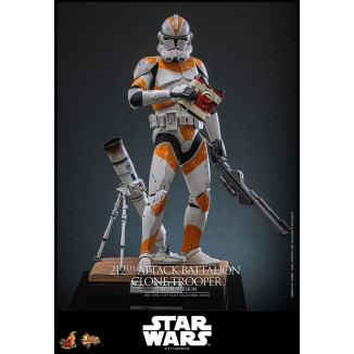 Hot Toys Star Wars - 212° battaglione d'attacco Clone Trooper versione Deluxe - The Clone Wars 1/6
