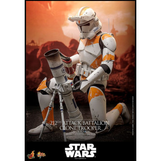 Hot Toys Star Wars - 212° battaglione d'attacco Clone Trooper versione Deluxe - The Clone Wars 1/6