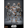 Hot Toys Star Wars - 212° battaglione d'attacco Clone Trooper versione Deluxe - The Clone Wars 1/6