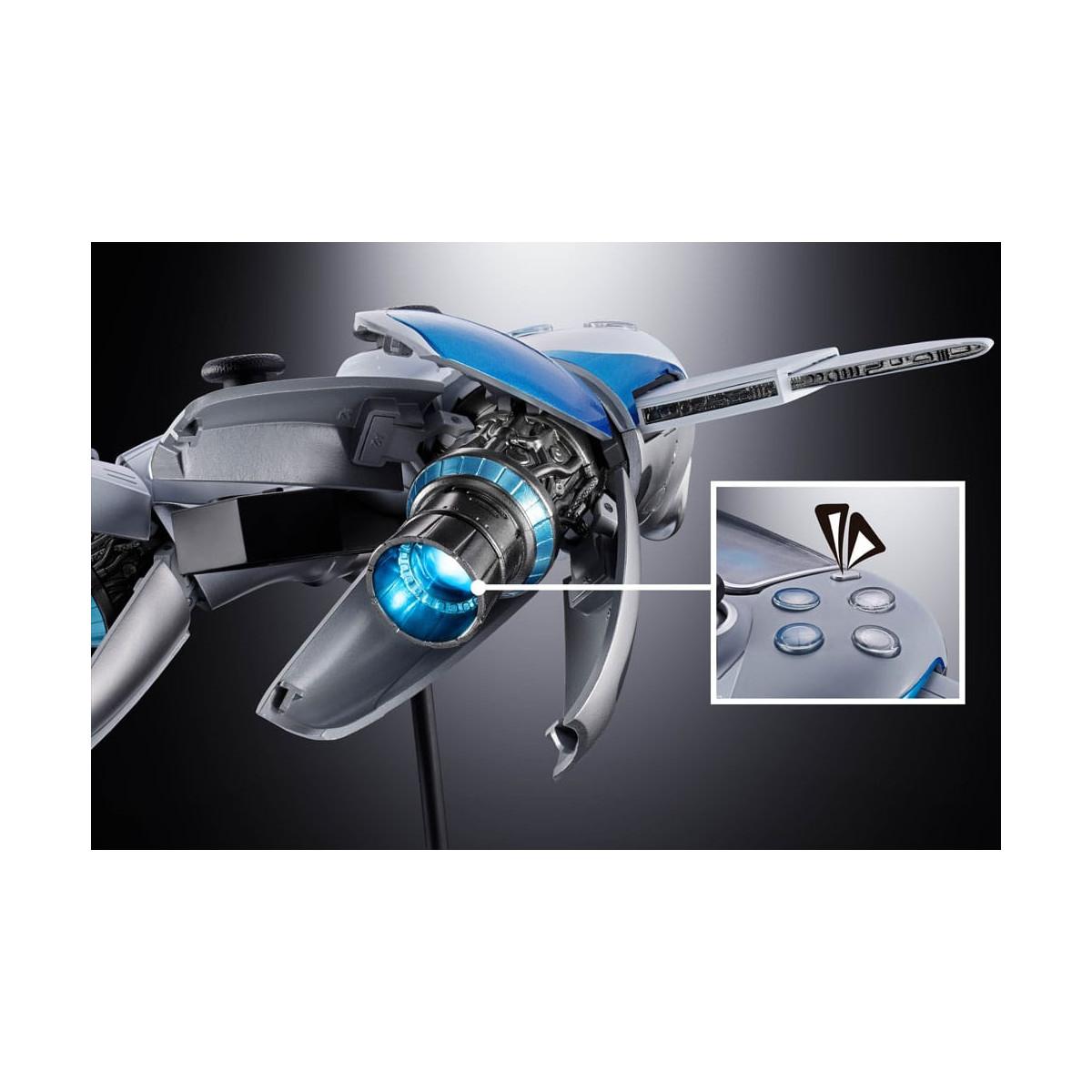 Tamashii Nations Chogokin Astro Bot - Astro Bot e Dual Speeder
