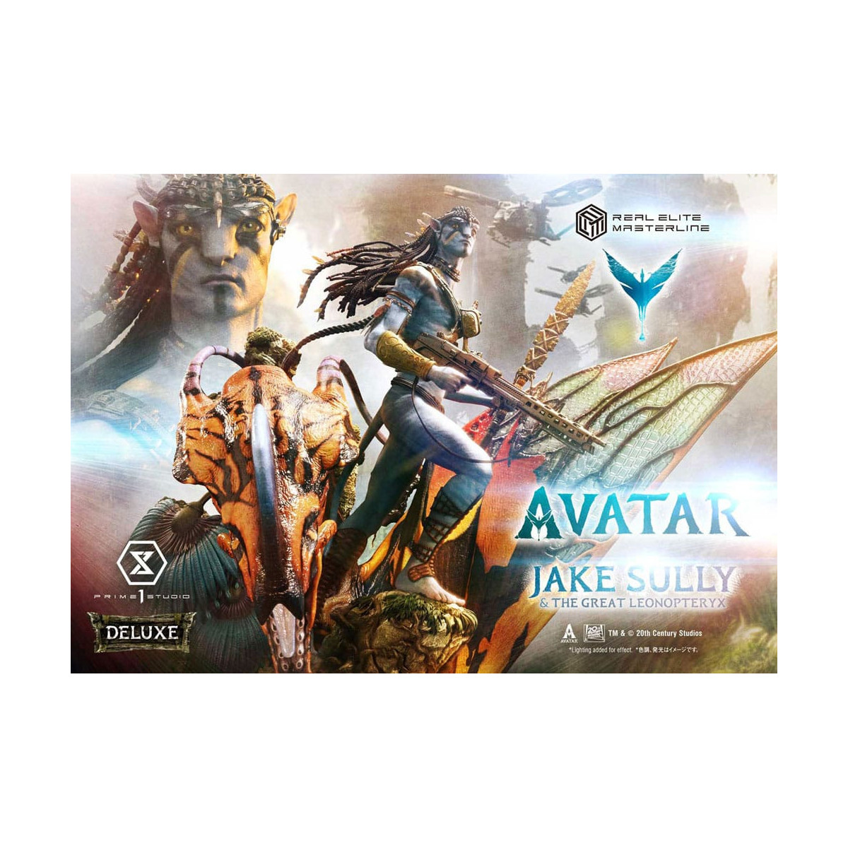 Prime 1 Studio Avatar - Jake Sully e il Grande Leonopteryx Versione Deluxe 1/4