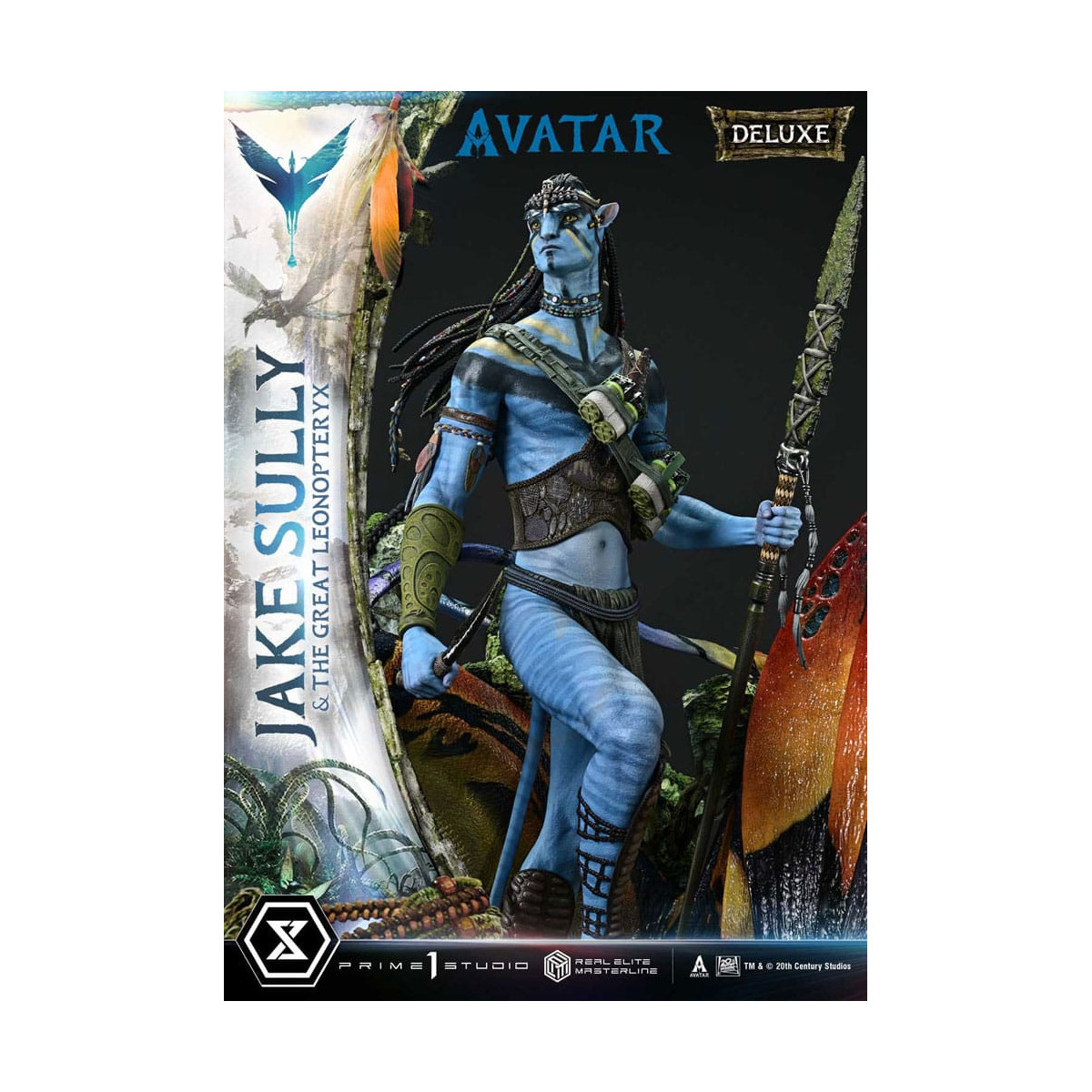 Prime 1 Studio Avatar - Jake Sully e il Grande Leonopteryx Versione Deluxe 1/4