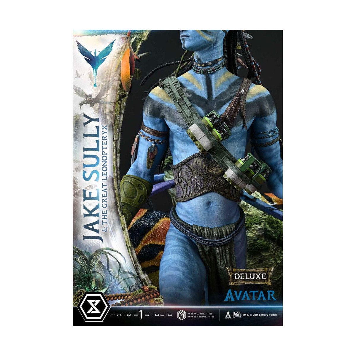 Prime 1 Studio Avatar - Jake Sully e il Grande Leonopteryx Versione Deluxe 1/4