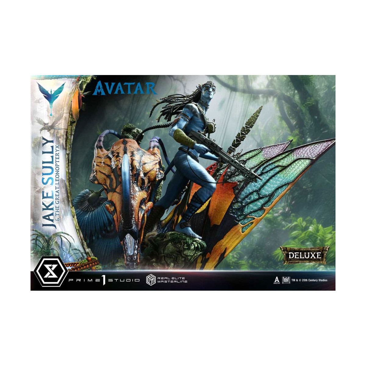 Prime 1 Studio Avatar - Jake Sully e il Grande Leonopteryx Versione Deluxe 1/4