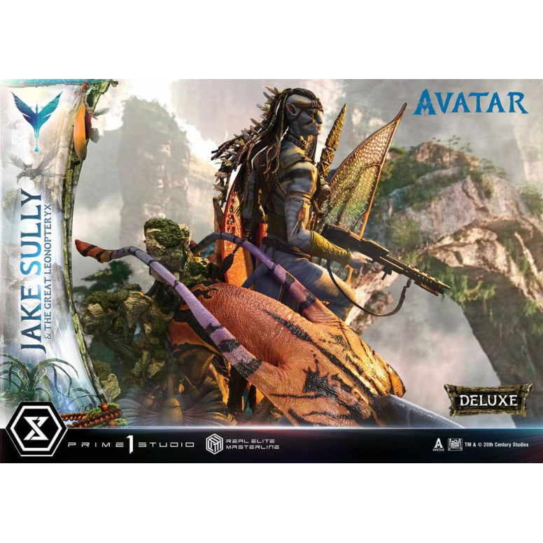 Prime 1 Studio Avatar - Jake Sully e il Grande Leonopteryx Versione Deluxe 1/4