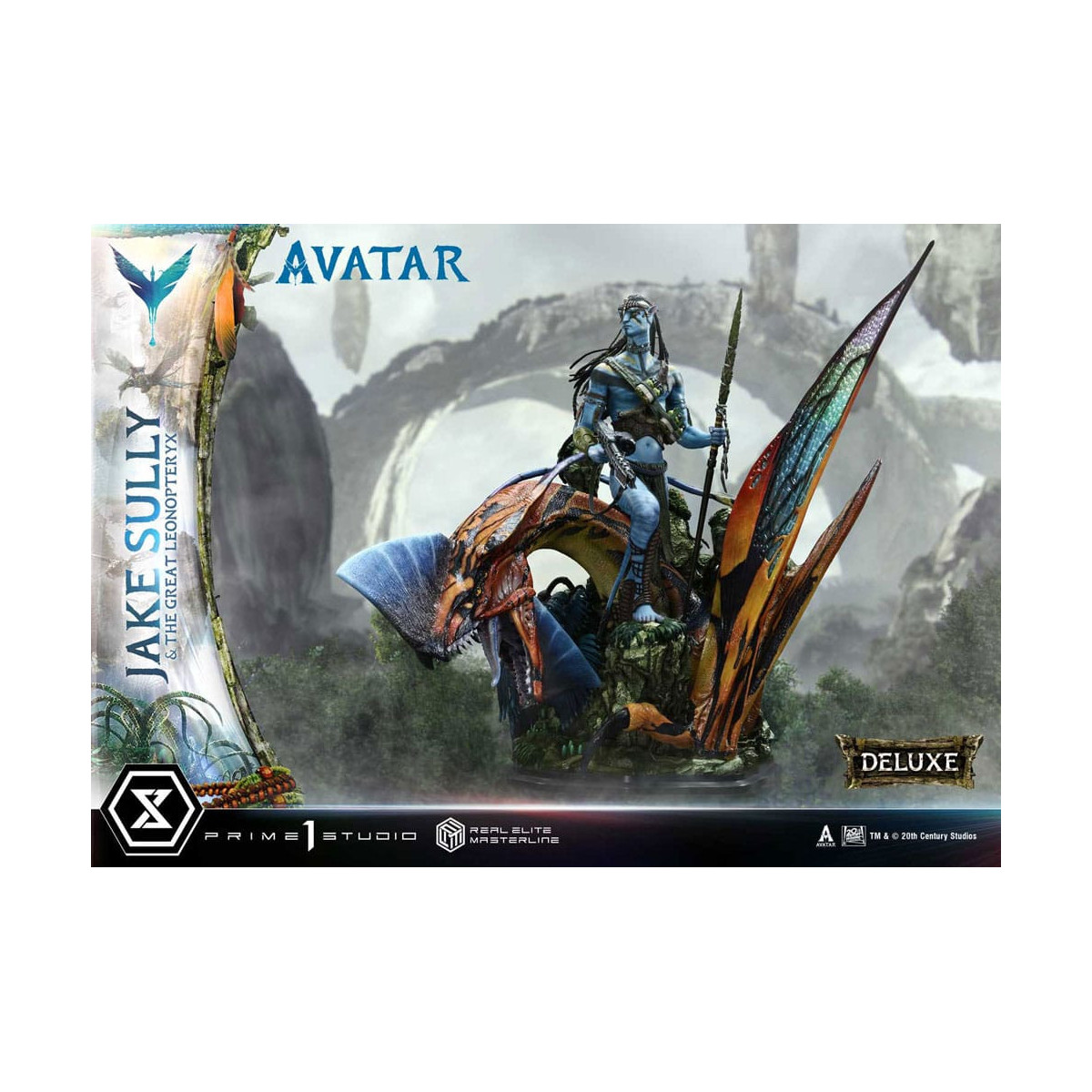 Prime 1 Studio Avatar - Jake Sully e il Grande Leonopteryx Versione Deluxe 1/4