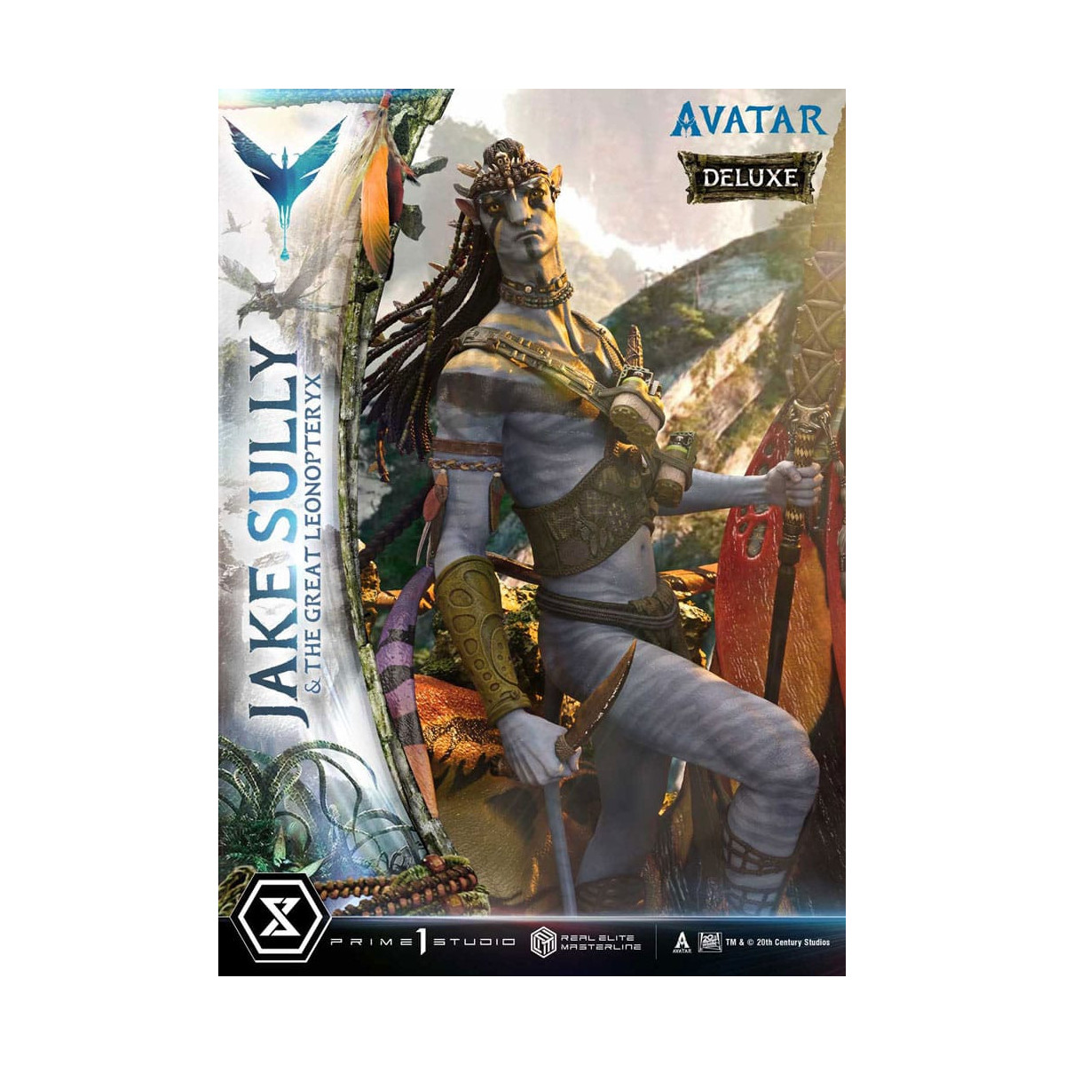 Prime 1 Studio Avatar - Jake Sully e il Grande Leonopteryx Versione Deluxe 1/4