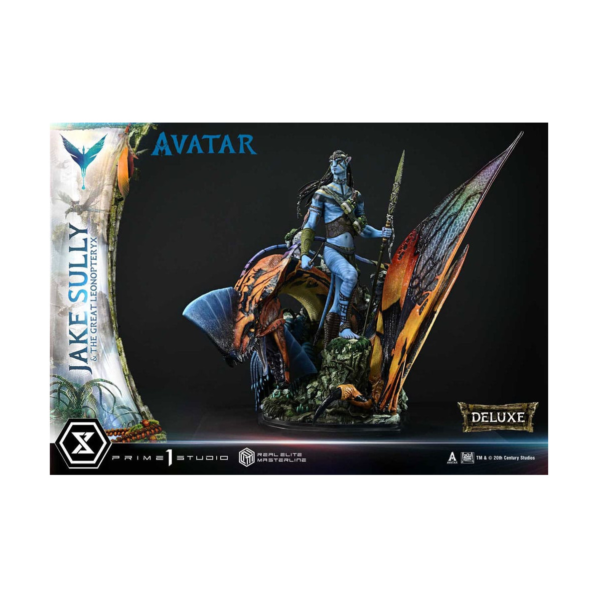 Prime 1 Studio Avatar - Jake Sully e il Grande Leonopteryx Versione Deluxe 1/4