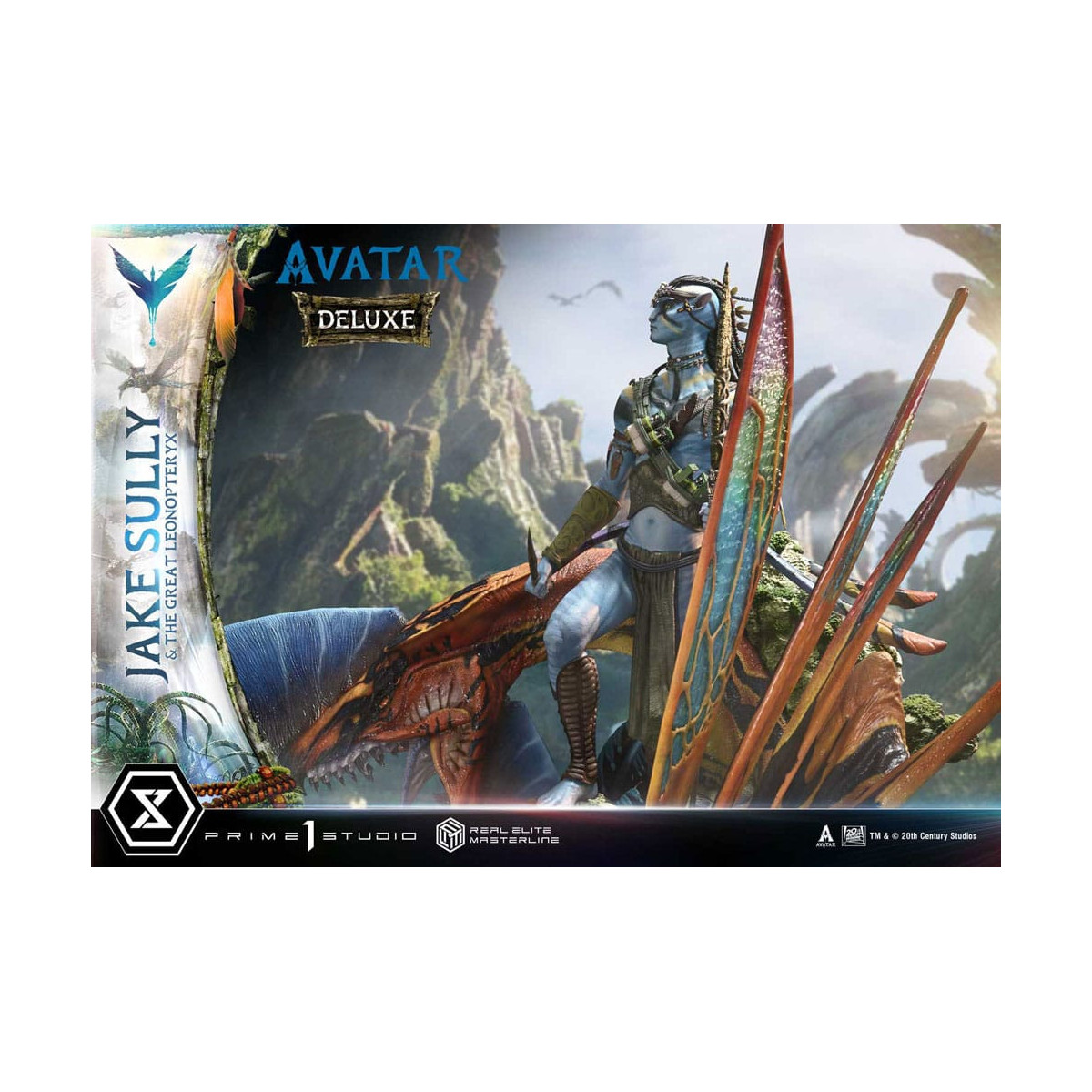Prime 1 Studio Avatar - Jake Sully e il Grande Leonopteryx Versione Deluxe 1/4