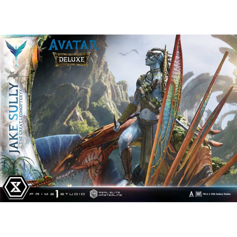 Prime 1 Studio Avatar - Jake Sully e il Grande Leonopteryx Versione Deluxe 1/4