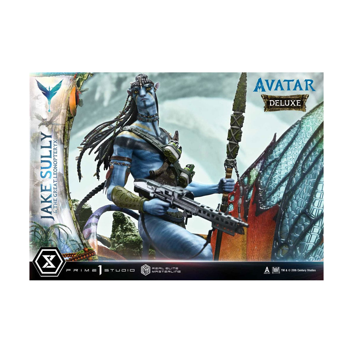 Prime 1 Studio Avatar - Jake Sully e il Grande Leonopteryx Versione Deluxe 1/4