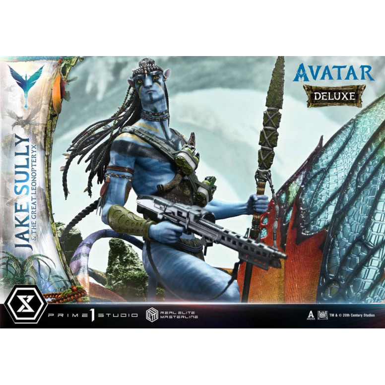 Prime 1 Studio Avatar - Jake Sully e il Grande Leonopteryx Versione Deluxe 1/4