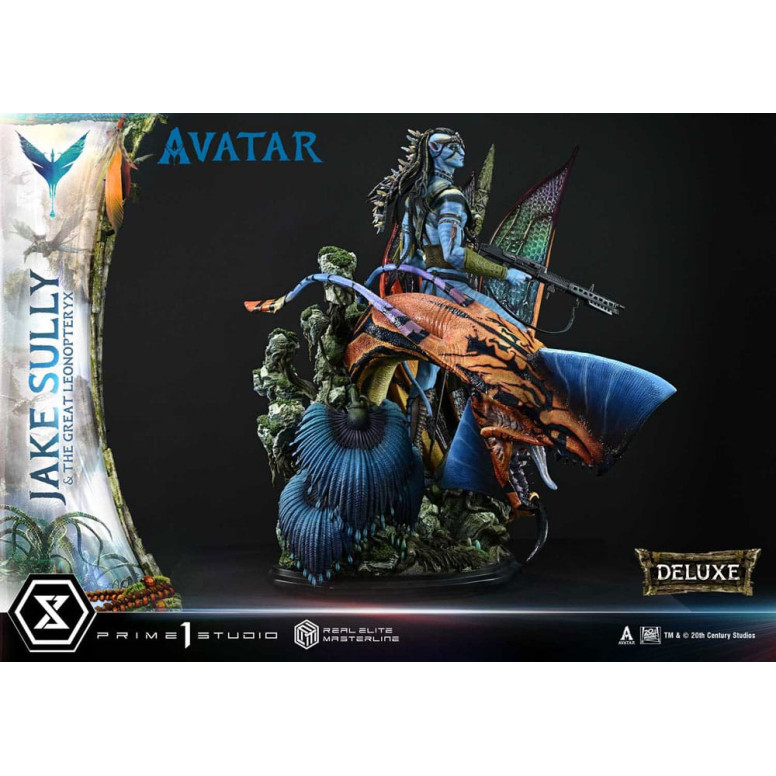Prime 1 Studio Avatar - Jake Sully e il Grande Leonopteryx Versione Deluxe 1/4