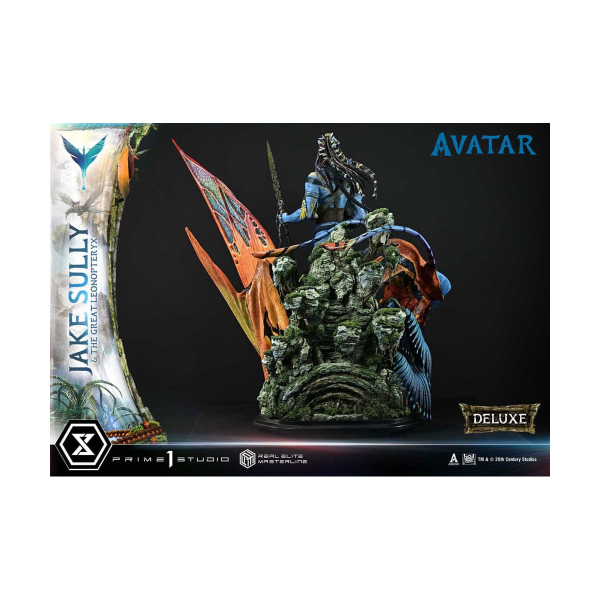 Prime 1 Studio Avatar - Jake Sully e il Grande Leonopteryx Versione Deluxe 1/4