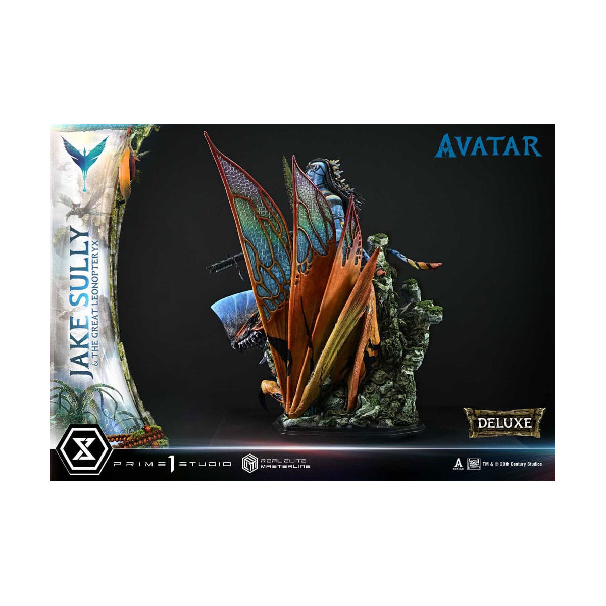 Prime 1 Studio Avatar - Jake Sully e il Grande Leonopteryx Versione Deluxe 1/4
