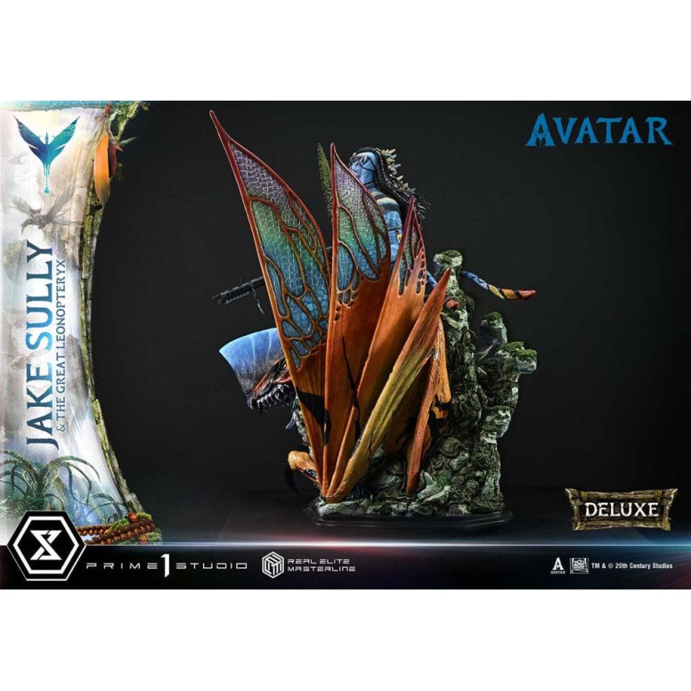 Prime 1 Studio Avatar - Jake Sully e il Grande Leonopteryx Versione Deluxe 1/4