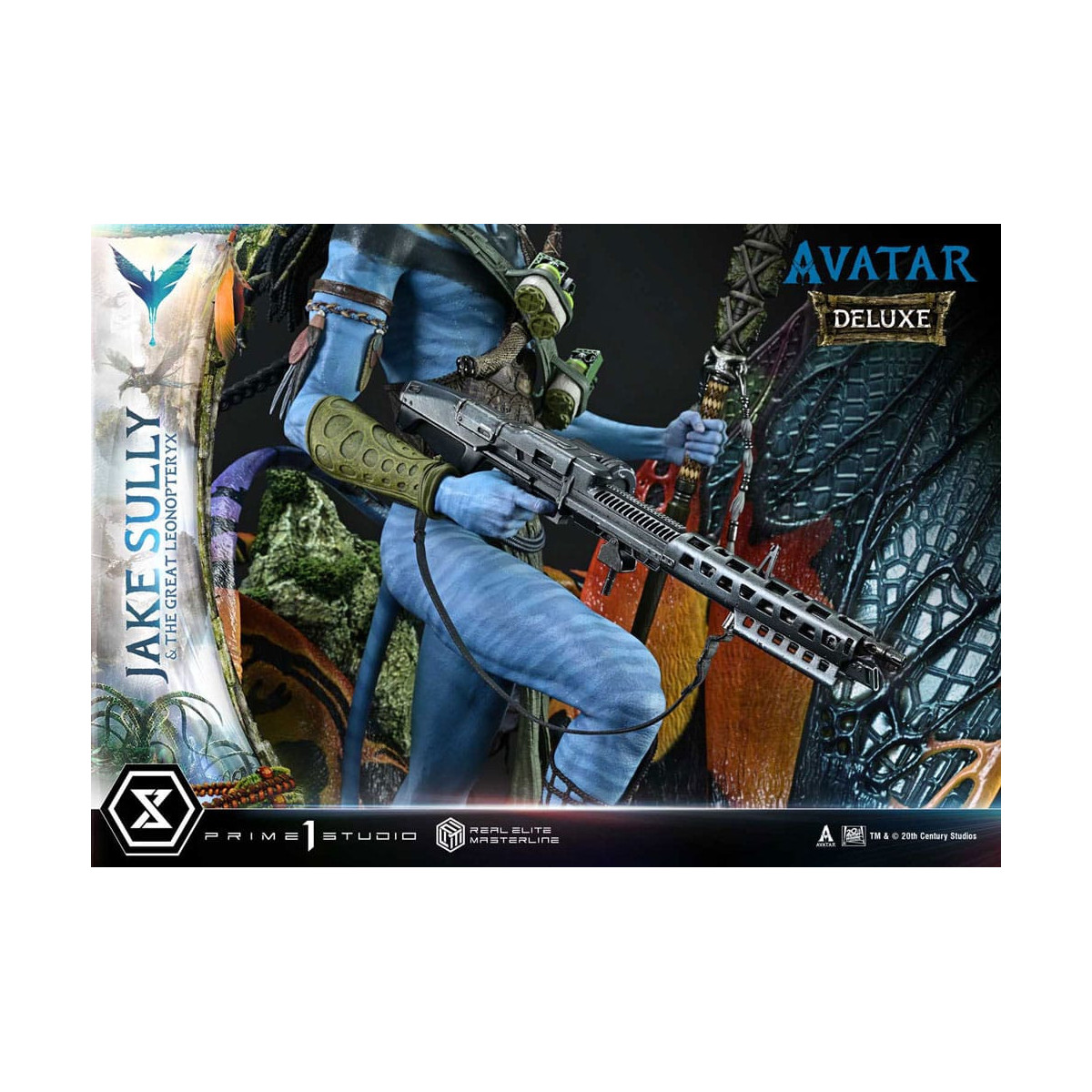 Prime 1 Studio Avatar - Jake Sully e il Grande Leonopteryx Versione Deluxe 1/4