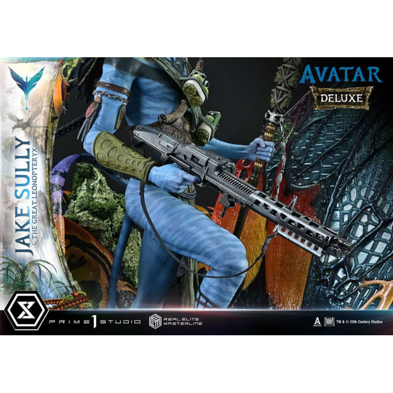 Prime 1 Studio Avatar - Jake Sully e il Grande Leonopteryx Versione Deluxe 1/4