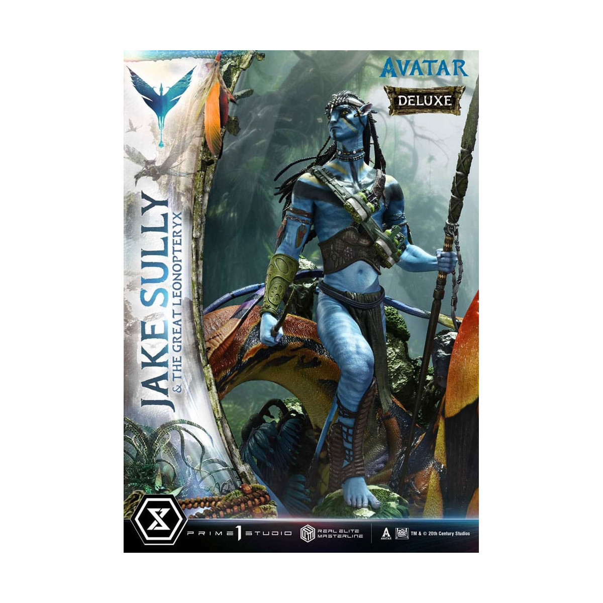 Prime 1 Studio Avatar - Jake Sully e il Grande Leonopteryx Versione Deluxe 1/4