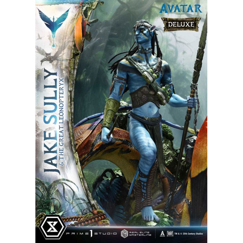 Prime 1 Studio Avatar - Jake Sully e il Grande Leonopteryx Versione Deluxe 1/4