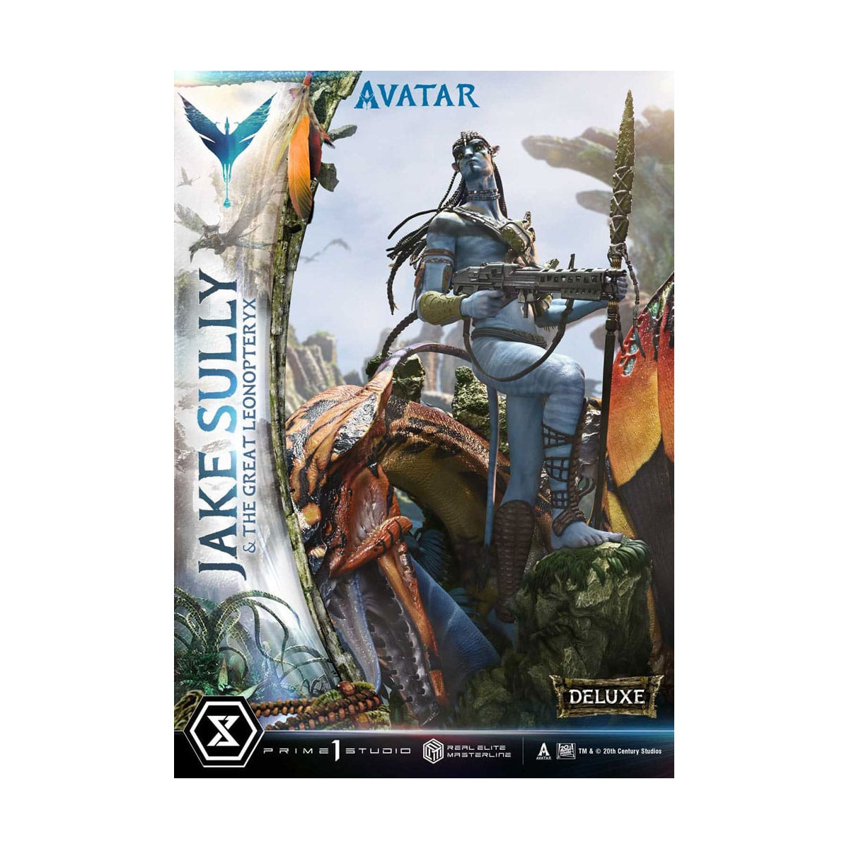 Prime 1 Studio Avatar - Jake Sully e il Grande Leonopteryx Versione Deluxe 1/4