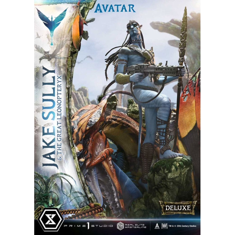 Prime 1 Studio Avatar - Jake Sully e il Grande Leonopteryx Versione Deluxe 1/4