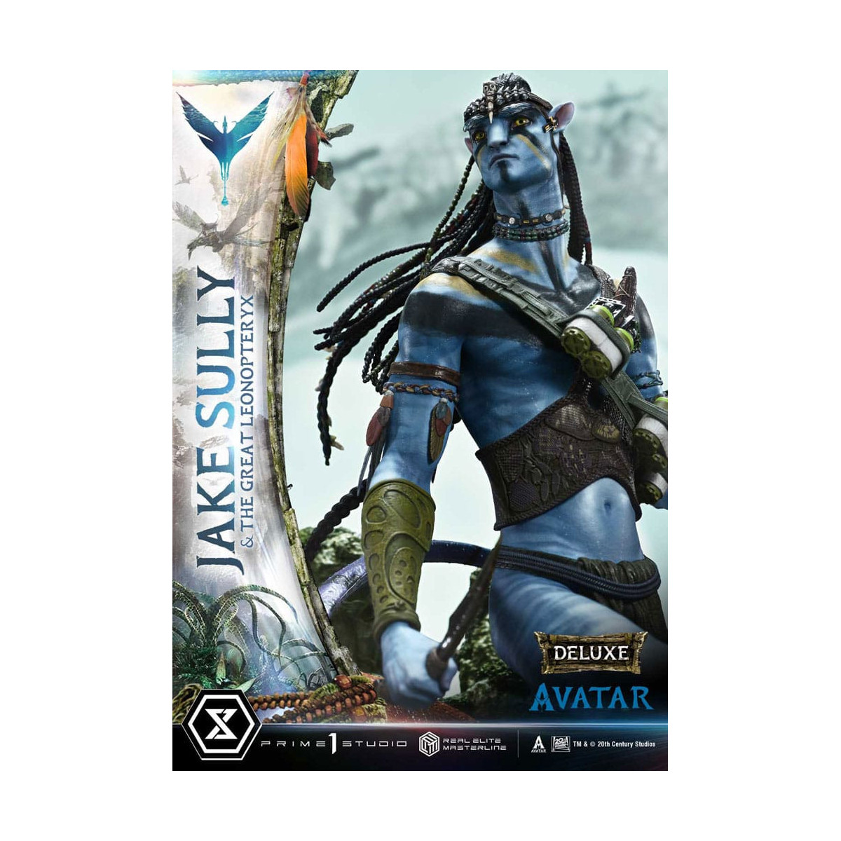 Prime 1 Studio Avatar - Jake Sully e il Grande Leonopteryx Versione Deluxe 1/4