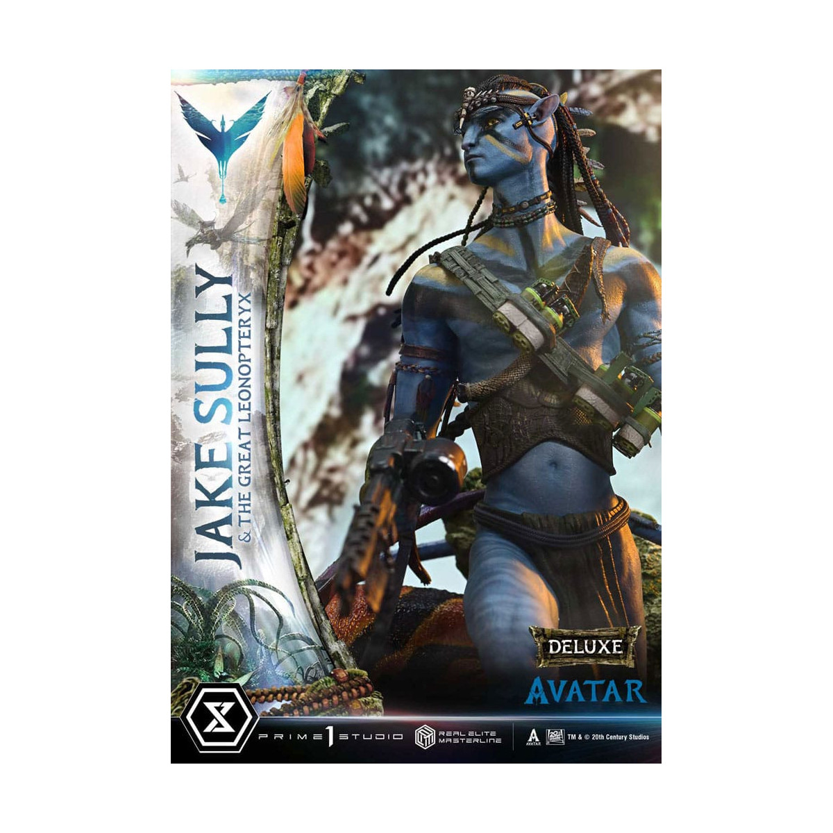 Prime 1 Studio Avatar - Jake Sully e il Grande Leonopteryx Versione Deluxe 1/4