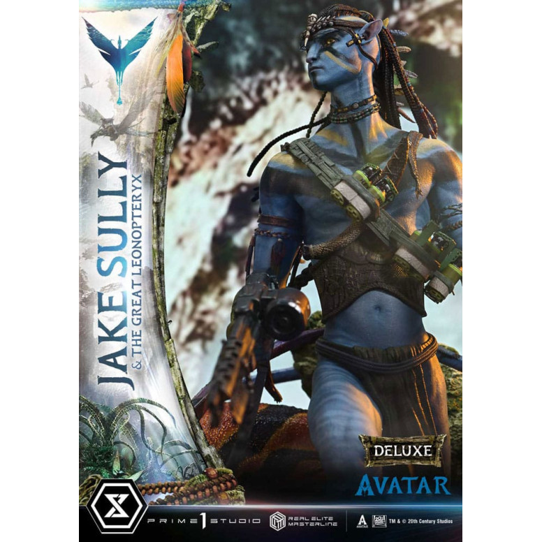 Prime 1 Studio Avatar - Jake Sully e il Grande Leonopteryx Versione Deluxe 1/4