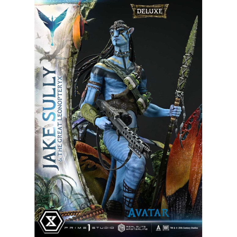 Prime 1 Studio Avatar - Jake Sully e il Grande Leonopteryx Versione Deluxe 1/4