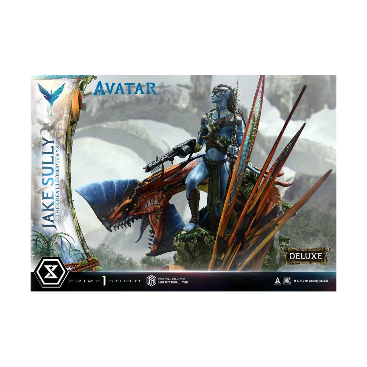 Prime 1 Studio Avatar - Jake Sully e il Grande Leonopteryx Versione Deluxe 1/4