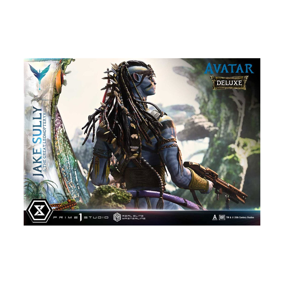 Prime 1 Studio Avatar - Jake Sully e il Grande Leonopteryx Versione Deluxe 1/4