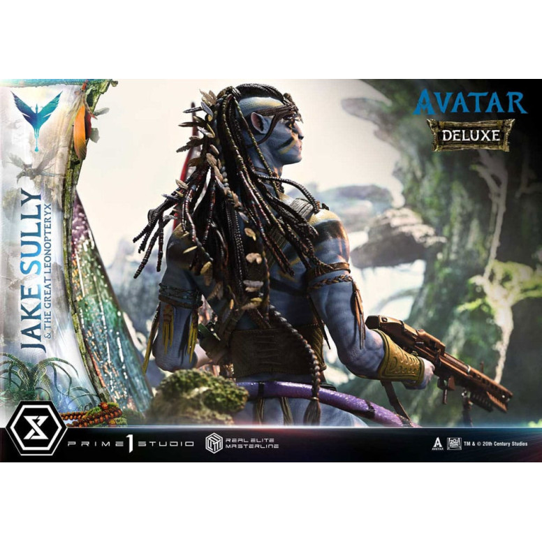 Prime 1 Studio Avatar - Jake Sully e il Grande Leonopteryx Versione Deluxe 1/4