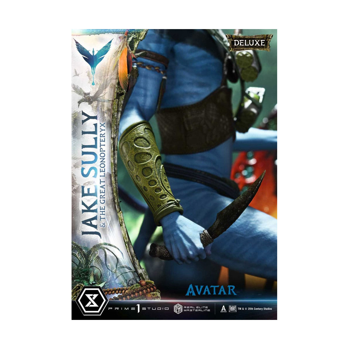Prime 1 Studio Avatar - Jake Sully e il Grande Leonopteryx Versione Deluxe 1/4