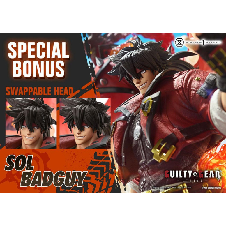 Prime 1 Studio - Guilty gear Strive - Sol Badguy Versione Bonus Serie Premium Masterline 1/4