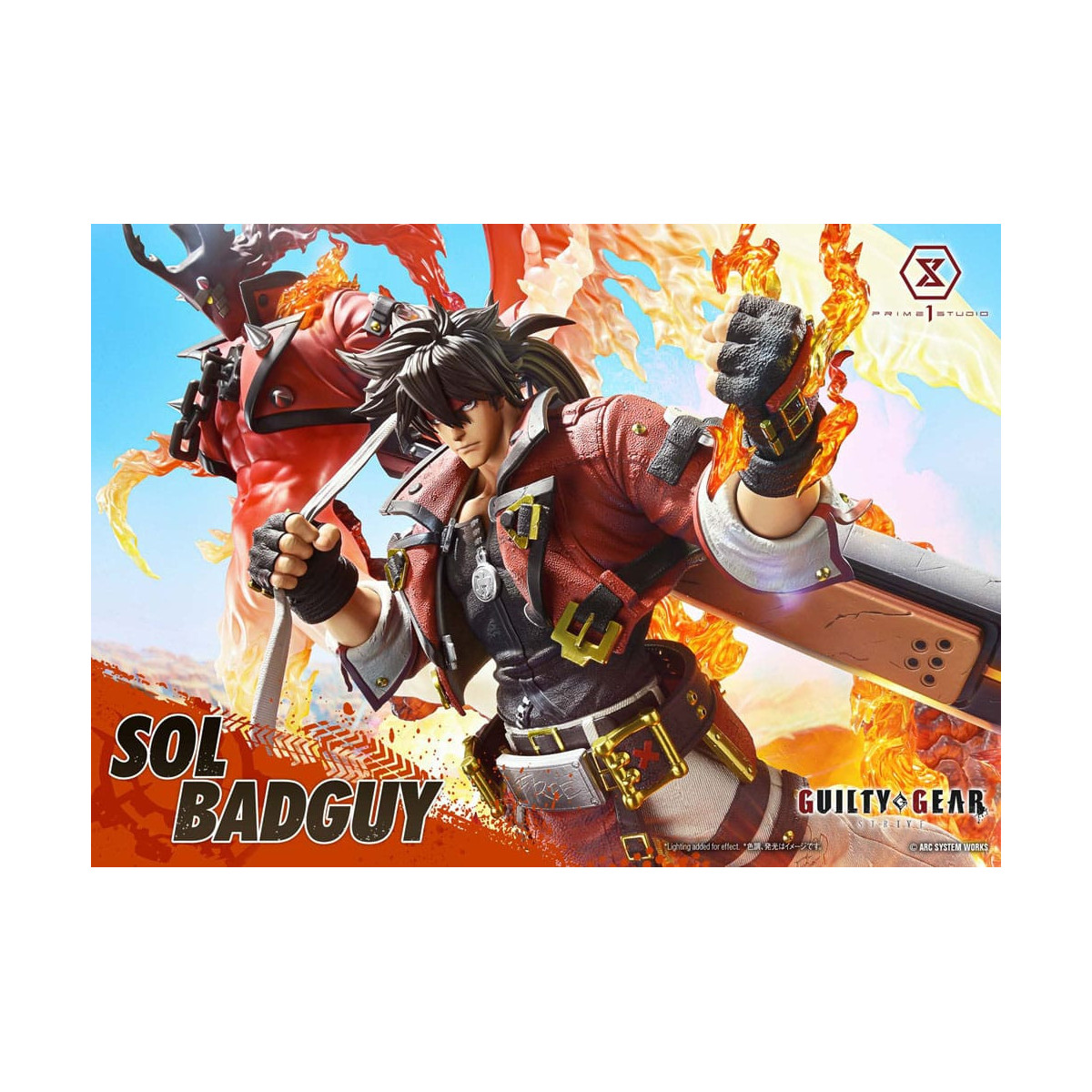 Prime 1 Studio - Guilty gear Strive - Sol Badguy Versione Bonus Serie Premium Masterline 1/4
