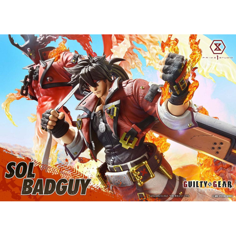 Prime 1 Studio - Guilty gear Strive - Sol Badguy Versione Bonus Serie Premium Masterline 1/4