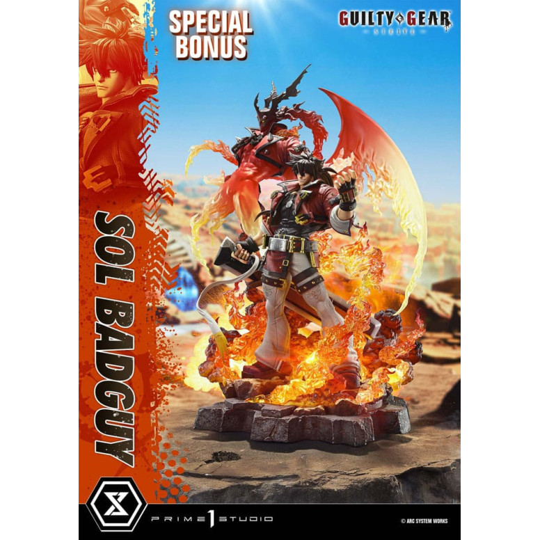 Prime 1 Studio - Guilty gear Strive - Sol Badguy Versione Bonus Serie Premium Masterline 1/4