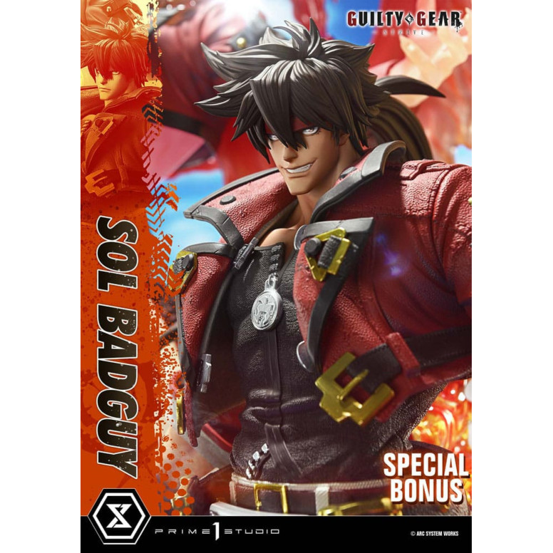 Prime 1 Studio - Guilty gear Strive - Sol Badguy Versione Bonus Serie Premium Masterline 1/4