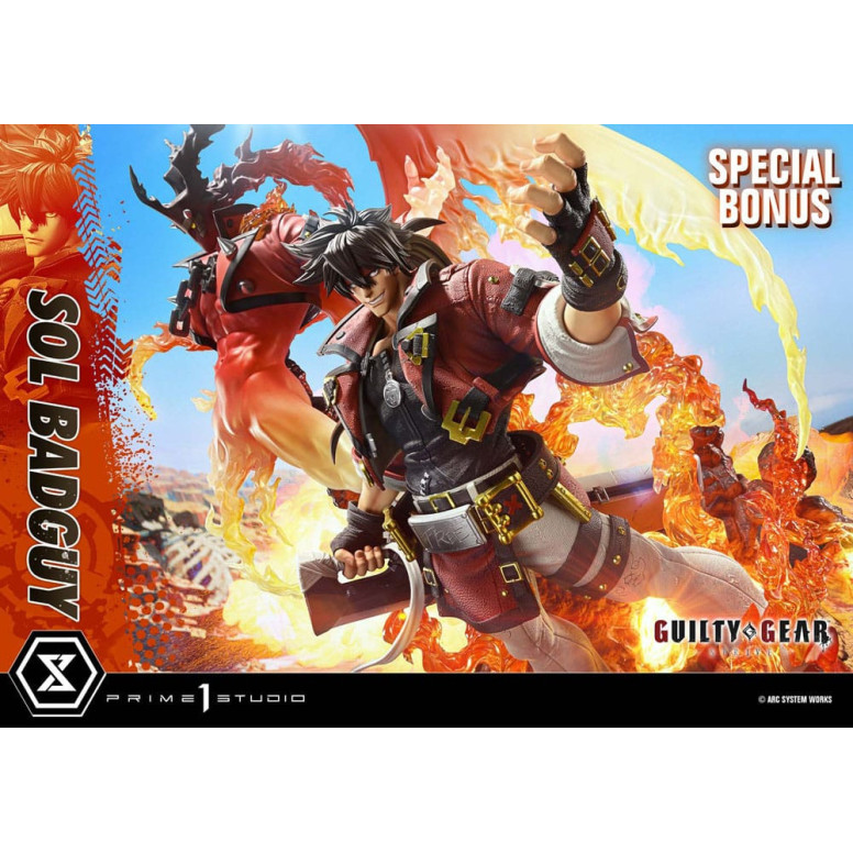 Prime 1 Studio - Guilty gear Strive - Sol Badguy Versione Bonus Serie Premium Masterline 1/4