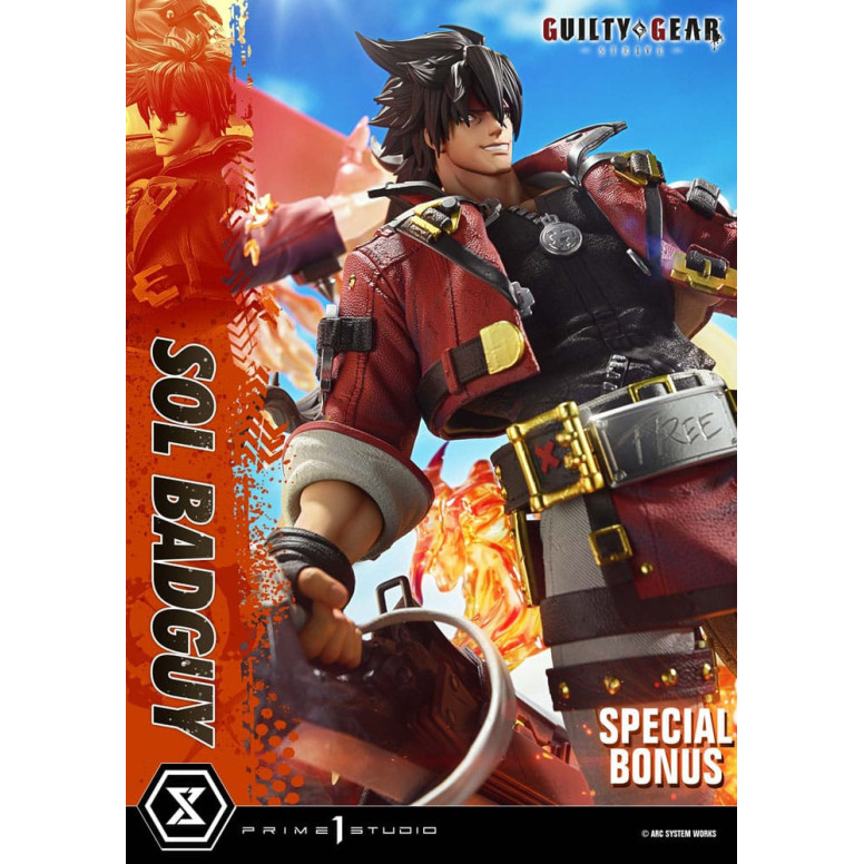 Prime 1 Studio - Guilty gear Strive - Sol Badguy Versione Bonus Serie Premium Masterline 1/4