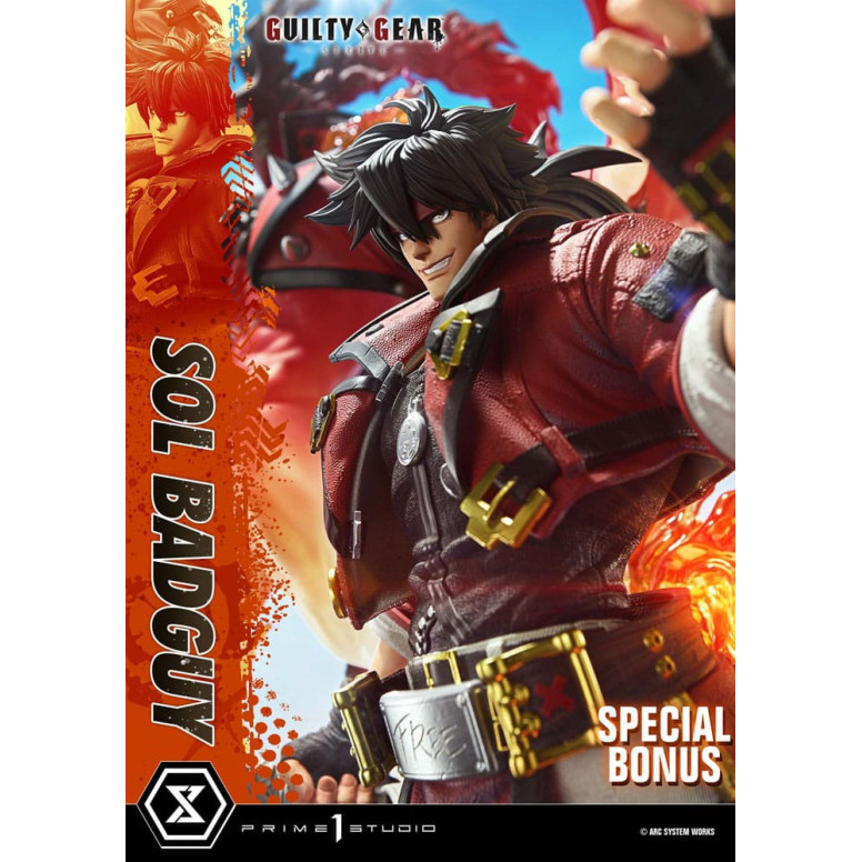 Prime 1 Studio - Guilty gear Strive - Sol Badguy Versione Bonus Serie Premium Masterline 1/4