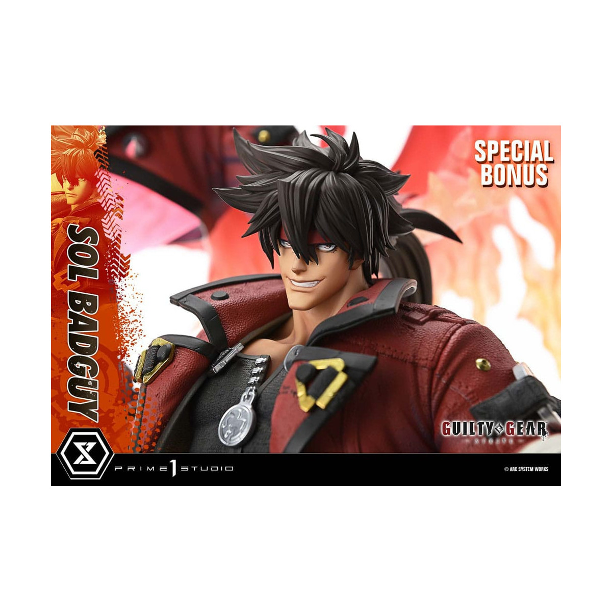 Prime 1 Studio - Guilty gear Strive - Sol Badguy Versione Bonus Serie Premium Masterline 1/4