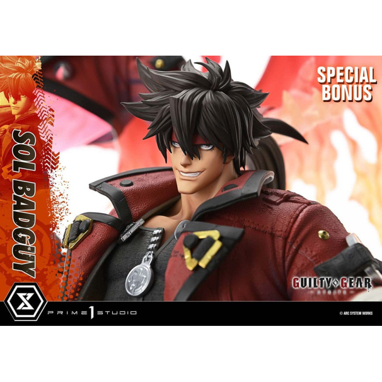 Prime 1 Studio - Guilty gear Strive - Sol Badguy Versione Bonus Serie Premium Masterline 1/4