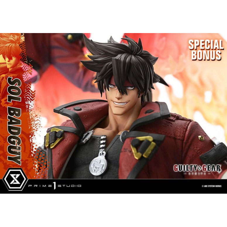 Prime 1 Studio - Guilty gear Strive - Sol Badguy Versione Bonus Serie Premium Masterline 1/4