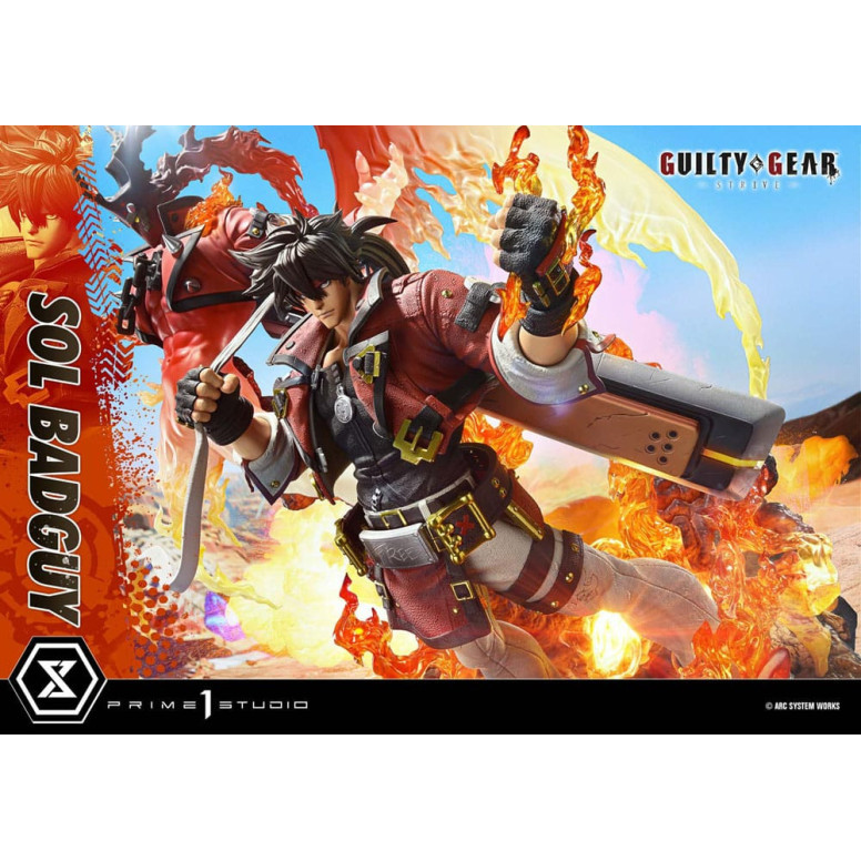 Prime 1 Studio - Guilty gear Strive - Sol Badguy Versione Bonus Serie Premium Masterline 1/4
