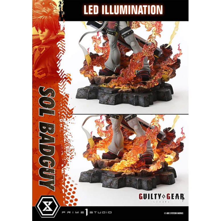 Prime 1 Studio - Guilty gear Strive - Sol Badguy Versione Bonus Serie Premium Masterline 1/4