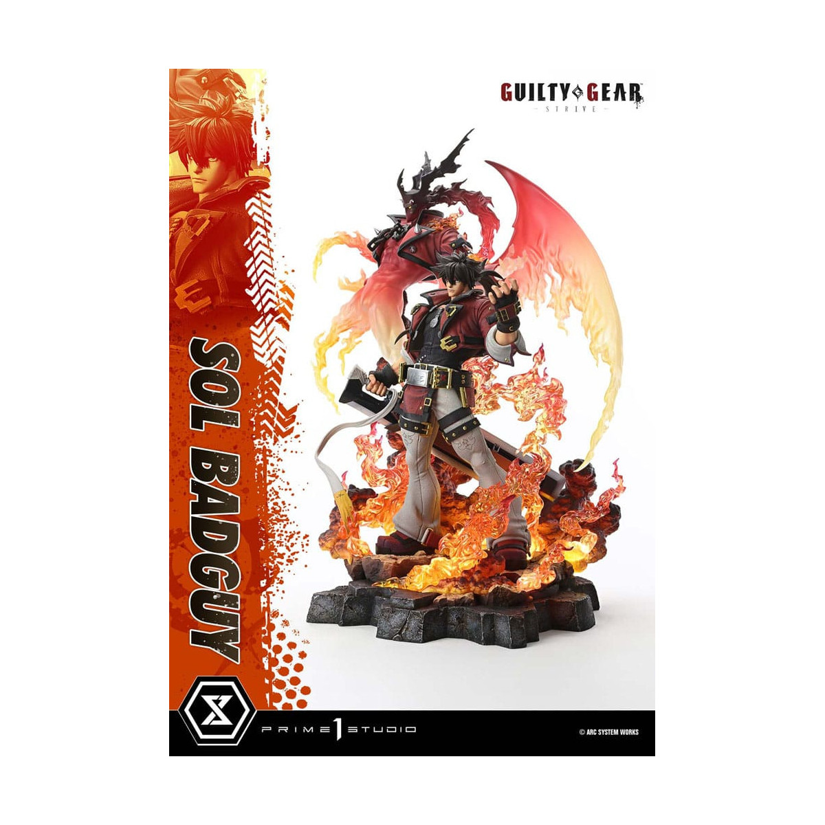 Prime 1 Studio - Guilty gear Strive - Sol Badguy Versione Bonus Serie Premium Masterline 1/4