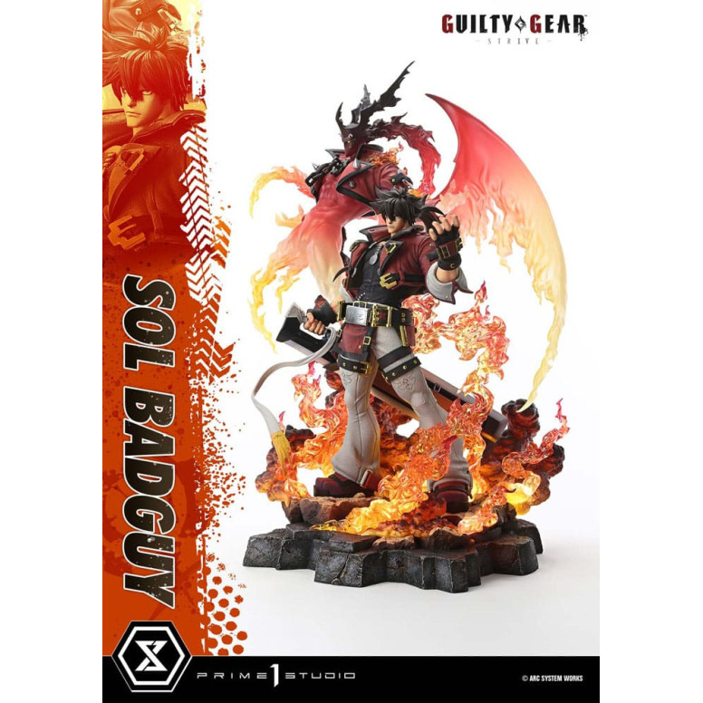 Prime 1 Studio - Guilty gear Strive - Sol Badguy Versione Bonus Serie Premium Masterline 1/4